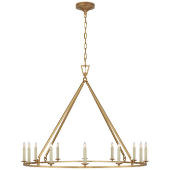 Darlana Ring 12 Light Chandelier in Antique-Burnished Brass (268|CHC5174AB)