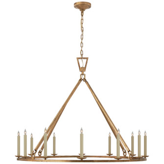 Darlana Ring 12 Light Chandelier in Gilded Iron (268|CHC5173GI)
