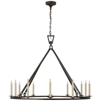 Darlana Ring 12 Light Chandelier in Aged Iron (268|CHC5173AI)