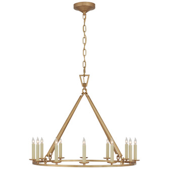 Darlana Ring 12 Light Chandelier in Antique-Burnished Brass (268|CHC5172AB)