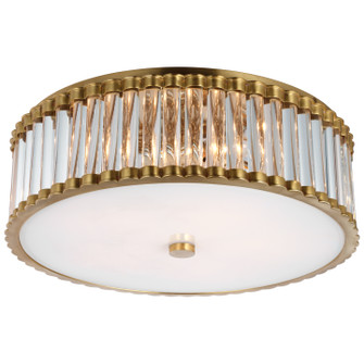 Kean LED Flush Mount in Hand-Rubbed Antique Brass (268|CHC4926HABCG)