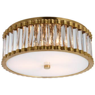 Kean LED Flush Mount in Hand-Rubbed Antique Brass (268|CHC4925HABCG)