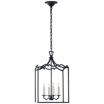 Darlana Fancy Four Light Lantern in Aged Iron (268|CHC2180AI)