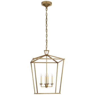 Darlana Four Light Lantern in Antique-Burnished Brass (268|CHC2165AB)