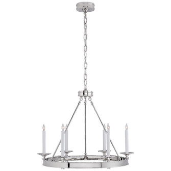 Launceton Six Light Chandelier in Polished Nickel (268|CHC1600PN)