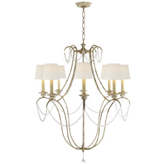 Montmarte Eight Light Chandelier in Old White (268|CHC1554OWL)