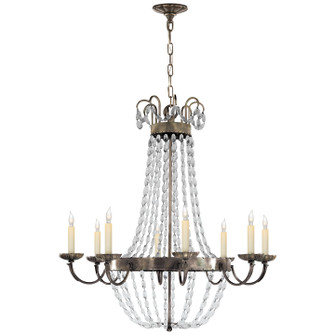 Paris Flea Market Eight Light Chandelier in Sheffield Silver (268|CHC1408SHSSG)