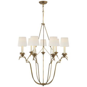 Belvedere Nine Light Chandelier in Gilded Iron (268|CHC1403GIL)