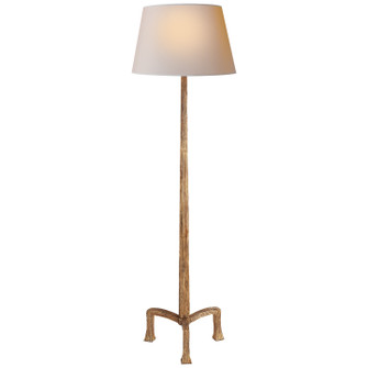 Strie One Light Floor Lamp in Gilded Iron (268|CHA9707GINP)