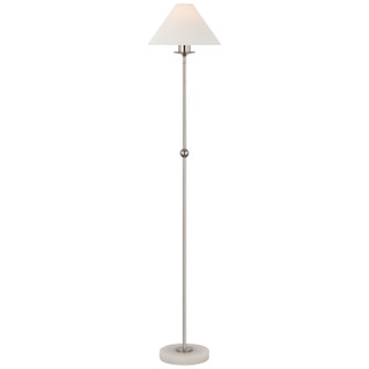 Caspian LED Floor Lamp in Polished Nickel and Alabaster (268|CHA9145PNALBL)