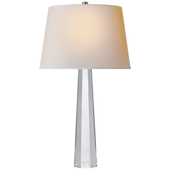 Fluted Spire One Light Table Lamp in Crystal (268|CHA8950CGNP)