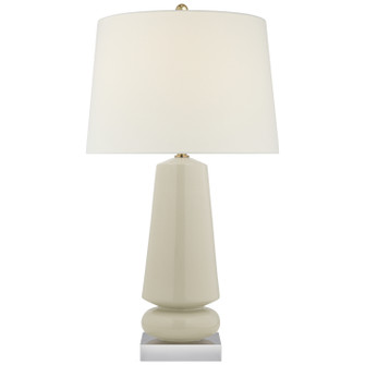 Parisienne One Light Table Lamp in Coconut Porcelain (268|CHA8670ICOL)