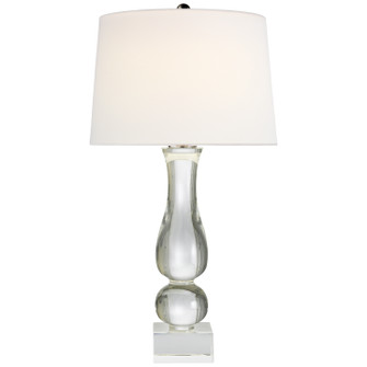 Contemporary Balustrade One Light Table Lamp in Crystal (268|CHA8646CGL)