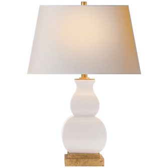 Fang Gourd One Light Table Lamp in Antique-Burnished Brass (268|CHA8627ABL)
