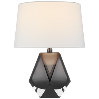 Gemma LED Table Lamp in Smoked Glass (268|CHA8437SMGL)