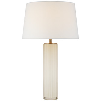 Fallon LED Table Lamp in White Glass (268|CHA8435WGL)