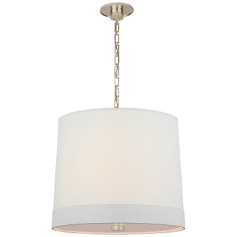 Simple Banded Two Light Hanging Lantern in Soft Silver (268|BBL5110SSL)