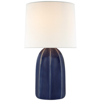 Melanie LED Table Lamp in Frosted Medium Blue (268|BBL3620FMBL)