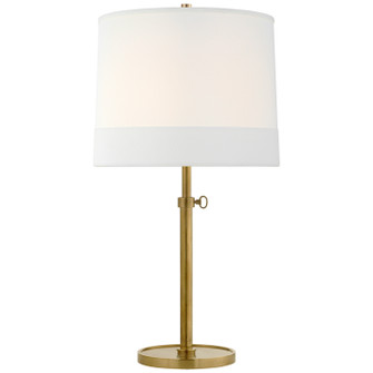 Simple One Light Table Lamp in Soft Brass (268|BBL3023SBL)