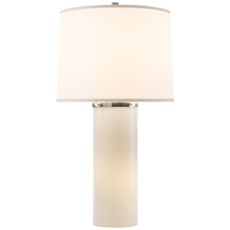 Moon Glow One Light Table Lamp in White Glass (268|BBL3006WGS)