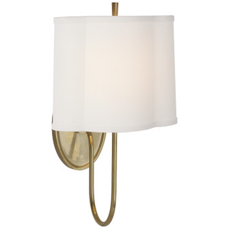 Simple Scallop One Light Wall Sconce in Soft Brass (268|BBL2017SBL)