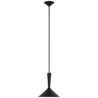 Rosetta LED Pendant in Matte Black and Bronze (268|ARN5540BLKBZ)