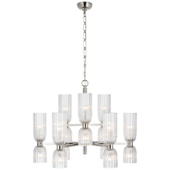 Asalea LED Chandelier in Polished Nickel (268|ARN5500PNCG)