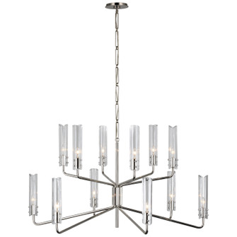 Casoria LED Chandelier in Polished Nickel (268|ARN5484PNCG)