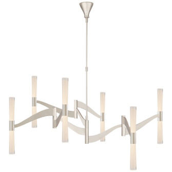 Brenta LED Chandelier in Polished Nickel (268|ARN5472PNCG)