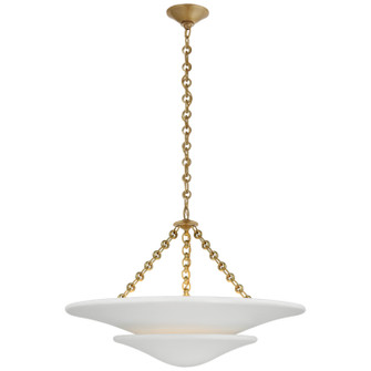 Mollino LED Chandelier in Hand-Rubbed Antique Brass (268|ARN5425HABPW)