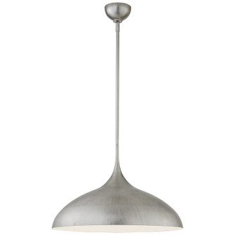 Agnes One Light Pendant in Burnished Silver Leaf (268|ARN5352BSL)