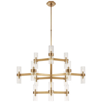 Margita 24 Light Chandelier in Hand-Rubbed Antique Brass (268|ARN5272HABCG)