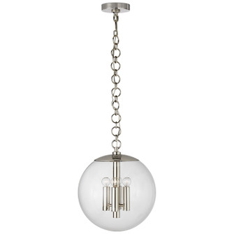 Turenne Four Light Pendant in Polished Nickel (268|ARN5255PNCG)