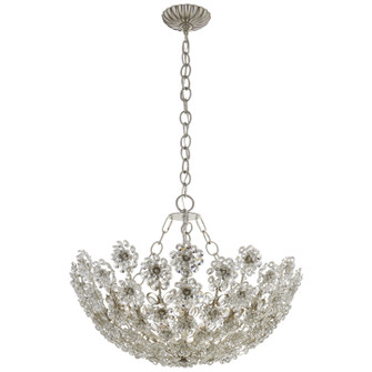 Claret 12 Light Chandelier in Burnished Silver Leaf (268|ARN5220BSLCG)