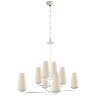 Fontaine Eight Light Chandelier in Plaster White (268|ARN5205PLL)