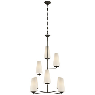 Fontaine Eight Light Chandelier in Aged Iron (268|ARN5204AIL)