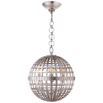 Mill Four Light Lantern in Burnished Silver Leaf (268|ARN5003BSL)