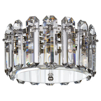 Bonnington Four Light Flush Mount in Polished Nickel (268|ARN4124PNCG)