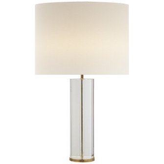 Lineham Two Light Table Lamp in Crystal with Brass (268|ARN3024CGHABL)