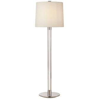 Riga One Light Buffet Lamp in Crystal and Polished Nickel (268|ARN3005CGPNL)
