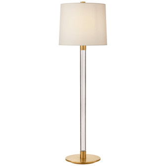 Riga One Light Buffet Lamp in Crystal and Hand-Rubbed Antique Brass (268|ARN3005CGHABL)