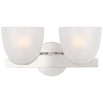 Carola LED Wall Sconce in Polished Nickel (268|ARN2492PNFG)