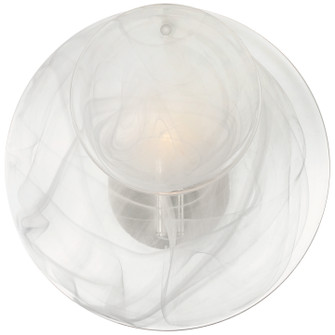 Loire One Light Wall Sconce in Polished Nickel (268|ARN2455PNWSG)
