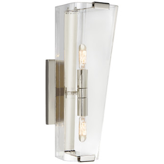 Alpine Two Light Wall Sconce in Polished Nickel (268|ARN2310PNCG)