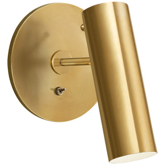Lancelot LED Pivoting Light in Hand-Rubbed Antique Brass (268|ARN2042HAB)