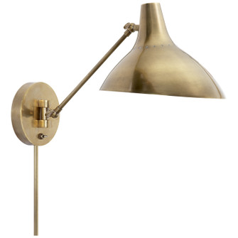 Charlton One Light Wall Sconce in Hand-Rubbed Antique Brass (268|ARN2006HAB)