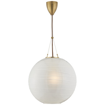 Hailey One Light Pendant in Natural Brass (268|AH5015NBFG)