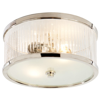 Randolph Two Light Flush Mount in Polished Nickel (268|AH4200PNFG)