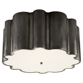 Markos Four Light Flush Mount in Gun Metal (268|AH4021GMFG)