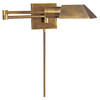 Vc Classic One Light Swing Arm Wall Lamp in Hand-Rubbed Antique Brass (268|82034HAB)